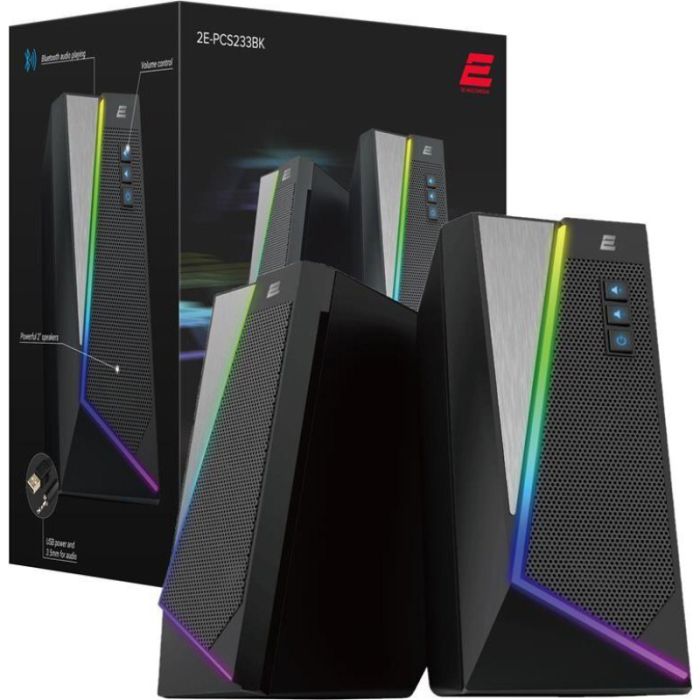 Акустична система 2E PCS233 RGB (2E-PCS233BK)