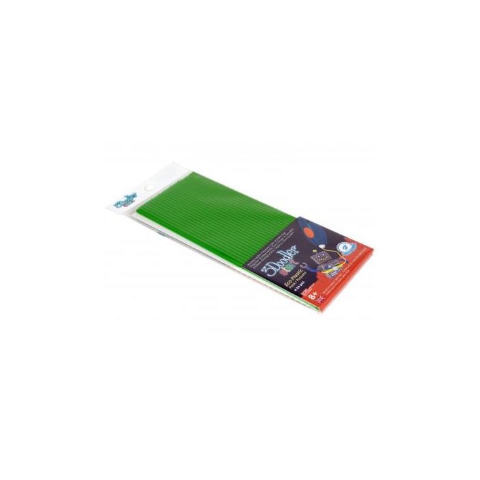 Набір стержнів для 3D-ручки 3Doodler Start зелені 24 шт (3DS-ECO07-GREEN-24)