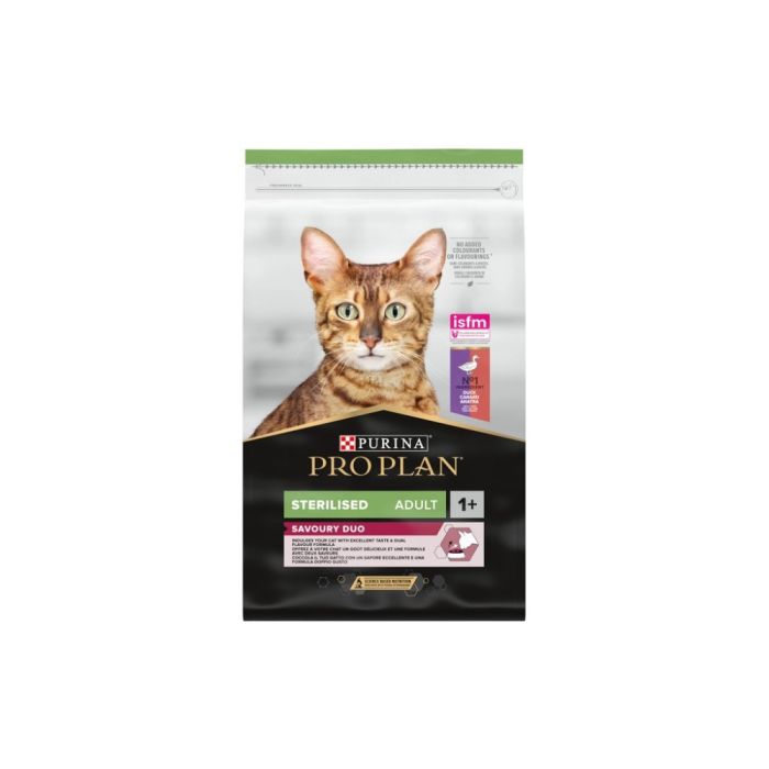 Сухий корм для кішок Purina Pro Plan для стерилізованих/кастрованих з качкою і печінкою 10 кг (7613036732727)