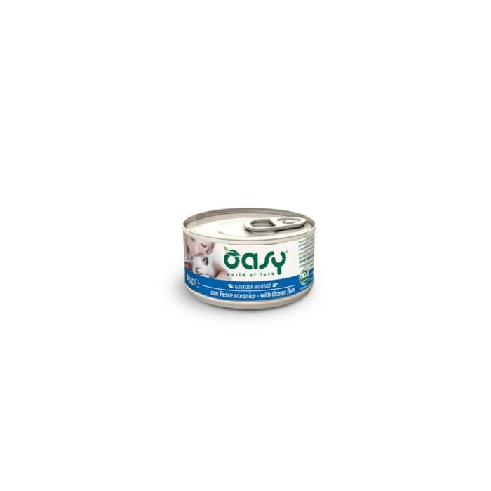 Консерви для котів OASY Океанічна риба 85 г (8053017342917)