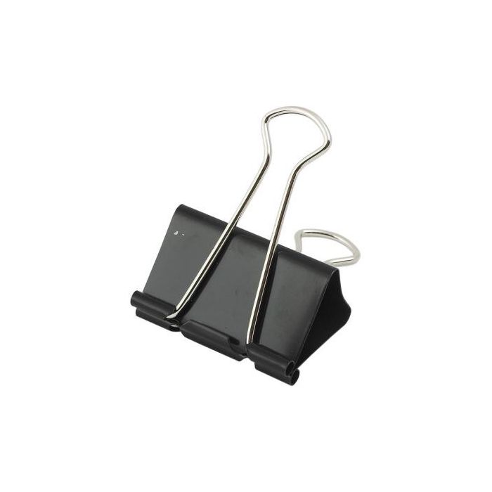 Біндер металевий Buromax 51мм, 12шт, black (BM.5301)