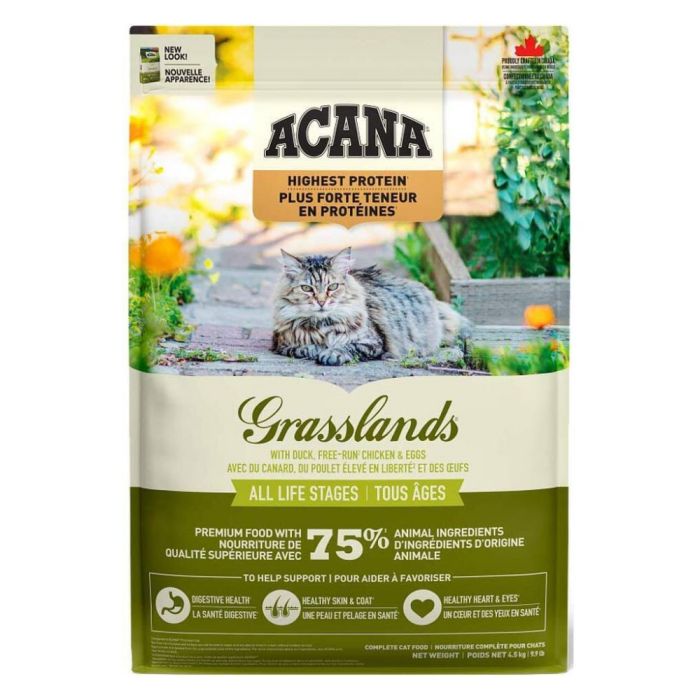 Сухий корм для кішок ACANA Grasslands 4.5 кг (0064992714727)