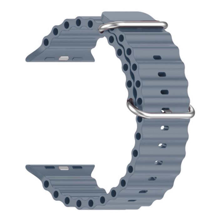 Ремінець до смарт-годинника Armorstandart Ocean Band для Apple Watch 49/46/45/44/42 (Series 1-3) Stone Lotus Blue (ARM74247)
