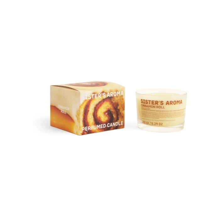 Ароматична свічка Sister's Aroma Cinnamon Roll 150 г (4820227786367)