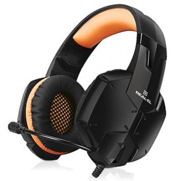 Навушники REAL-EL GDX-7700 SURROUND 7.1 Black/orange