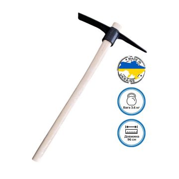 Кирка Sector кирко-мотига важка "Сікач" 3,5 кг, 970 мм (КМВ-Сікач)