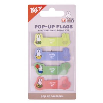 Стікер-закладка Yes Pop-up Miffy пластик 80 шт (170444)