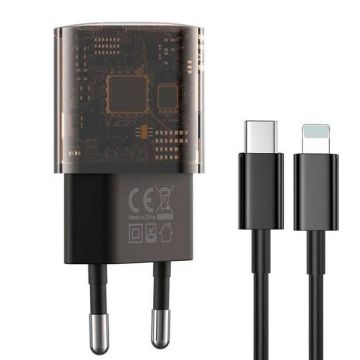 Зарядний пристрій XO CE05 PD30W+QC3.0 18W fast charger with Lightning cable Brown
