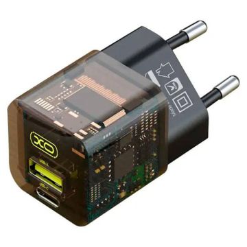 Зарядний пристрій XO CE05 PD30W+QC3.0 18W fast charger Brown